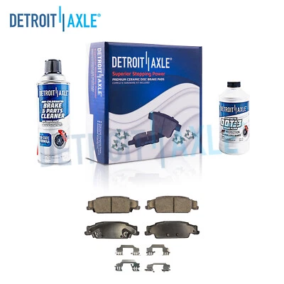 Kit de pastillas de freno traseras de cerámica para Cadillac CTS STS Pontiac Grand Prix 2005-2008 Foto 1 de 4