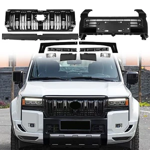 Front Bumper Cover Upper Lower Grille Kit For Land Cruiser Prado LC250 2024 2025 - Foto 1 di 10