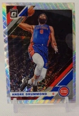 🏀2019-20 donruss optic ANDRE DRUMMOND (silver wave prizm) #146🏀 *Pistons* - Image 1 of 2