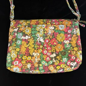 Vera Bradley Peanuts Garten Handtasche Snoopy Woodstock V443 Crossbody oder Schulter - Bild 1 von 5