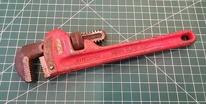 RIDGID 10" Heavy Duty Pipe Wrench Ridge Tool Co. Elyria, Ohio USA 🇺🇸 - T1 - Picture 1 of 8