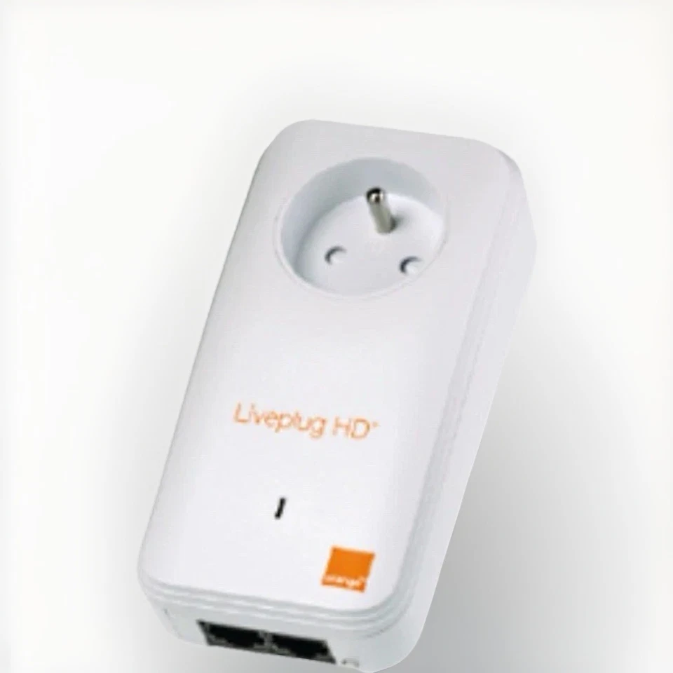 1 CPL HD Orange Liveplug 500 M/s + Câbles Ethernet - excellent état - Photo 1/1
