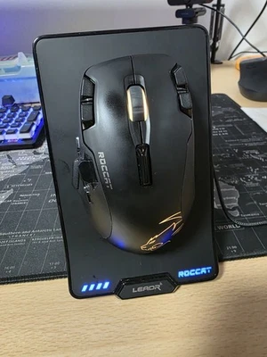Roccat Leadr Wireless Gaming - Maus mit Ladestation - Bild 1 von 2