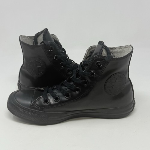 Scarpe Converse All Star Chuck Taylor donna 6 5 nere gomma sneakers alte