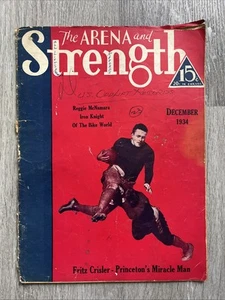THE ARENA AND STRENGTH Fitness Sports Magazine FRITZ CRISLER DEC 1934 VOL 19 N 8 - Picture 1 of 24