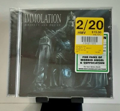 Immolation _ Majesty and Decay _ CD _ 2010 _ Nuclear Blast _ NEW - Image 1 of 2