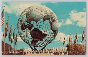 Postal de colección Unisphere de la Feria Mundial de Nueva York 1964-1965 - Imagen 1 de 2