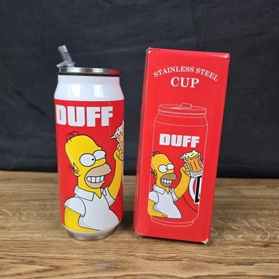 Termo Simpsons Acero Inoxidable Taza Duff Cerveza 350ml Foto 1 de 4