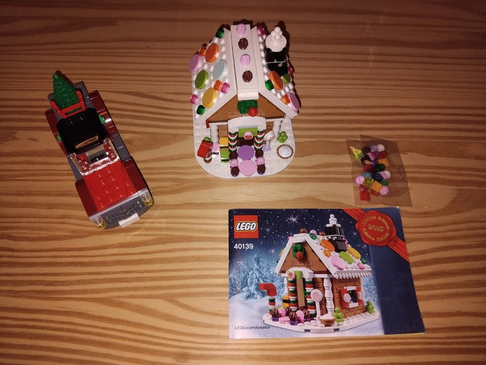 LEGO de NOEL MAISON DE PAINS D'EPICES set: 40139 + VOITURE SAPINS 40083 - Photo 1/4