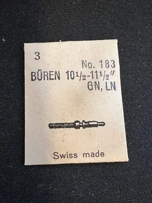 Ronda - Juego de 3 vástagos para Buren calibre GN, LN - nuevos en embalaje Foto 1 de 2