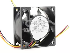 Free Shipping server fans BKO-C2461H04 Melco MMF-06D24DS FC1 6025 DC 24V 0.09A - Picture 1 of 5