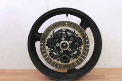 2002 KAWASAKI ZZR600 ZX-6 Front Wheel Assembly w/ Brake Disc / Rotor 17x3.50 - Image 1 of 4