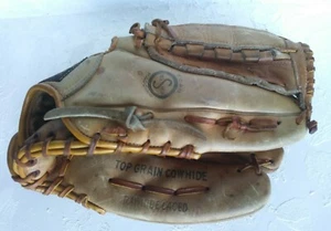 BIG MAC TRU-PLAY Leather Baseball Glove RAWHIDE LACED Deep Pit RHT 13"  - Picture 1 of 11