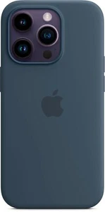 Apple Silicone Case with MagSafe for iPhone 14 Pro - Storm Blue - Picture 1 of 6
