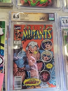 New Mutants #87 CGC 6.5 Signed By Liefeild ! Marvel 1st Cable - Picture 1 of 1