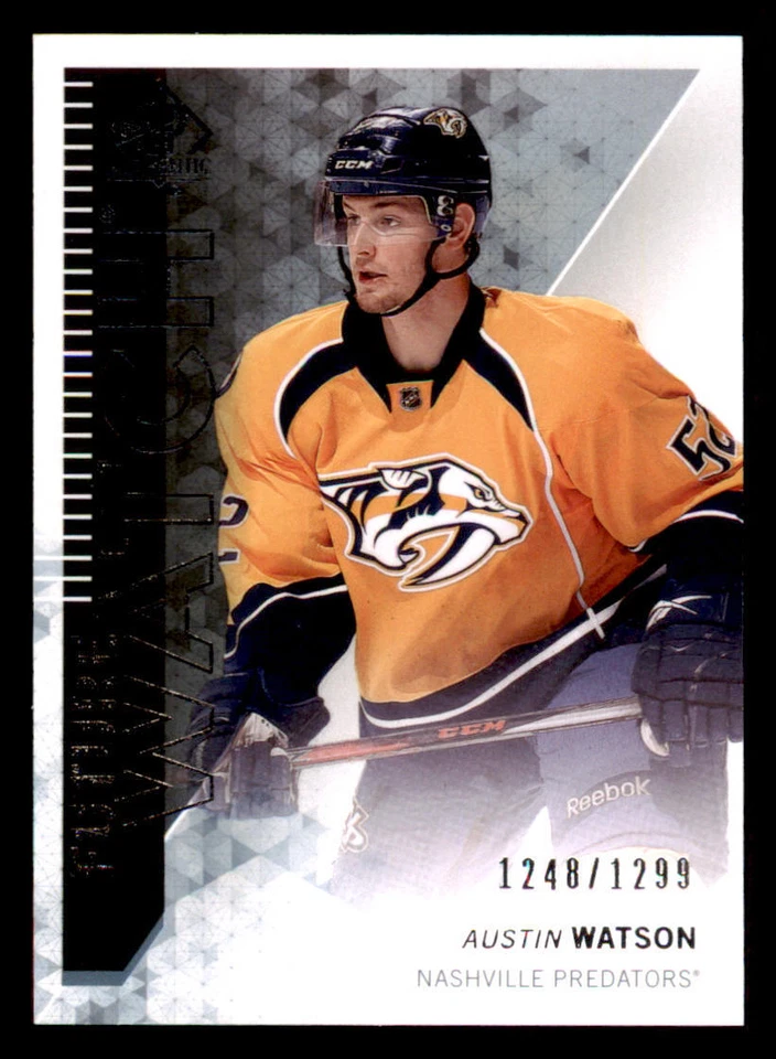 2013-14 SP Authentic #256 Austin Watson RC /1299 - Image 1 of 2