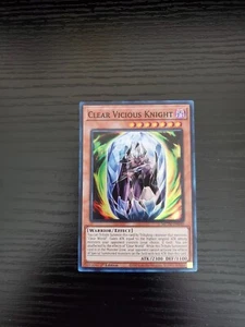 Yugioh Maze of the Master - Clear Vicious Knight - Super Rare - MZTM-EN040 - Picture 1 of 2