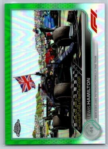 2022 Topps Chrome F1 Grand Prix Winner Green Lewis Hamilton /99 - Picture 1 of 2