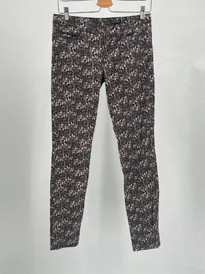 Jeans Club Monaco estampado ajustado marrón talla 2 N153 Foto 1 de 2