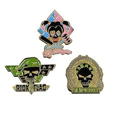Quantum Mechanix qdc305 Suicide Squad Lapel Pins Set 3