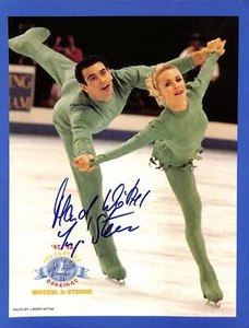 Mandy Wotzel / Ingo Steuer 1998 Olympiasieger Bronzemedaillengewinner signiert 8x10 Foto 180581 - Bild 1 von 1