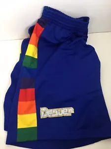 Mitchell & Ness Royal 75TH Anniversary NBA Nugget 1991 Shorts Size 3XL - Picture 1 of 11