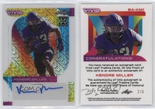 2023 Leaf Vivid White Mojo /6 Kendre Miller #BA-KM1 Rookie Auto RC