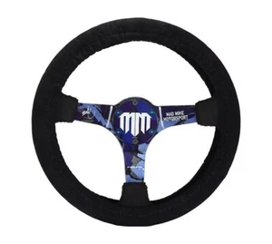 NRG Innovations Steering Wheel Cover - Black Stretch Micro Fibre w/ NRG Tag - Picture 1 of 1