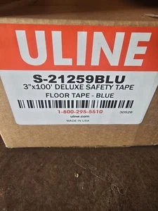 Cinta de piso de seguridad de lujo Mighty Line S 21259 azul 3" x 100' - Imagen 1 de 2