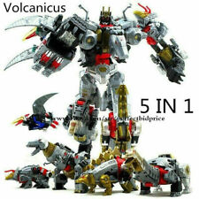 New 5 In 1 Volcanicus BPF Dinobot Power of the Primes Action Figure 13" Kids Toy