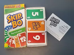 Skip-Bo Card Game Complete 162 Cards & Instructions Mattel From Uno Makers 2011 - Picture 1 of 8