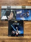 Star Wars Original Trilogy Laserdisc Set 3 films Star Wars, Empire SB, ROT Jedi