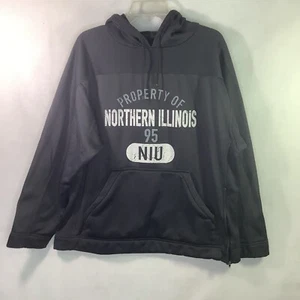 Property of Northern Illinois NIU Hoodie Adult Large Pullover Black Sweatshirt - Picture 1 of 16