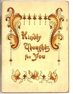 PENSAMIENTOS AMABLES PARA TI, folleto de motivación religiosa, Tuck 3814 - Imagen 1 de 5