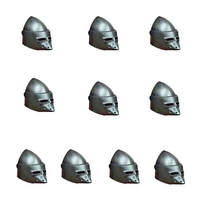 10pcs Moc Middle Ages Minions Weapon Helmet Accessories Building Blocks Toys - Image 1 of 3