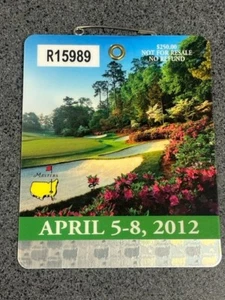 2012 UNSIGNED Masters Badge - Golf - Picture 1 of 2