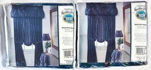 Martha Stewart De Colección Años 90 Balmoral TONOS GLOBO Cortinas NUEVO 80” X 64” Juego De 2 - Imagen 1 de 6