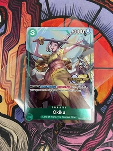 Okiku (paquete de celebración CS 2023) - Tarjetas de promoción de una pieza (OP01-035) - Imagen 1 de 4