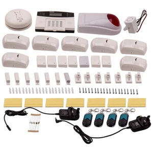 Wireless Home Security System GSM with Outdoor Flash Alarm & 4 Remote Controls - Picture 1 of 11