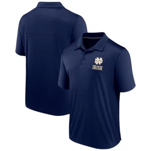 Fanatics Men's Notre Dame Fighting Irish Team Polo Shirt Navy Blue Color Size LG - Picture 1 of 3