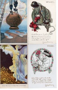 34 LOTTO DI 4 CARTOLINE PRESTITO NAZIONALE NON VIAGGIATE - Picture 1 of 2