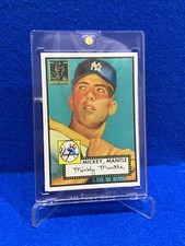 1996 Topps Style Mickey Mantle (COMMEMORATIVE CUSTOM STICKER) STICKER #0005 READ