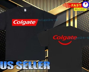 NUOVA CAMICIA COLGATE LOGO SPAZZOLINO T-SHIRT DIVERTENTE MAGLIETTA AMERICANA UOMO TAGLIA S-5XL - Foto 1 di 5