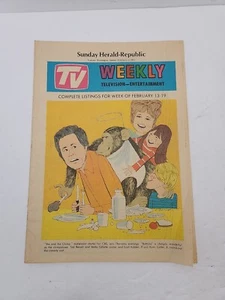 Vintage TV Weekly Feb 13, 1972 | Me and the Chimp | Yakima Herald Republic | WA - Picture 1 of 3