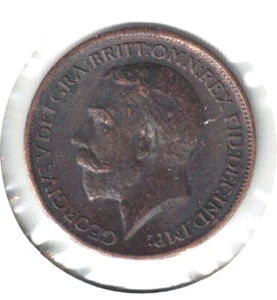 🇬🇧🇬🇧 1912 United Kingdom 1 FARTHING 🇬🇧🇬🇧 - Picture 1 of 2