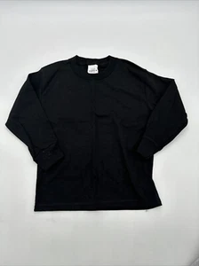 Hanes Youth Unisex Kids Tee Tops Long Sleeve T-Shirt Lot 4 Black ,Blue ,Red ,Gay - Picture 1 of 21