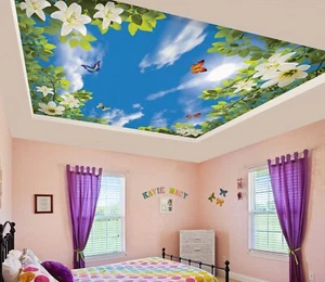 3D Small Butterfly G789 Ceiling WallPaper Murals Wall Print Decal Deco Erin 2023 - Picture 1 of 5