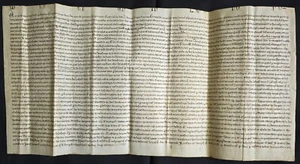 1260 – MEDIEVAL FEUDAL EXCHANGE CHARTER OF CAPDENAC & CALMONT ST JEAN-DE-MIRABEL - Picture 1 of 12