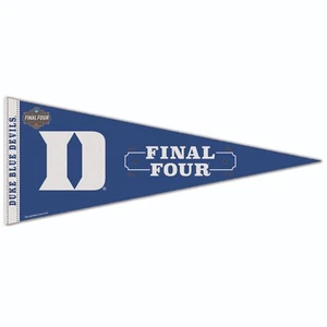 2025 Final Four Duke Blue Devils 12x30 Premium Pennant New - Picture 1 of 1
