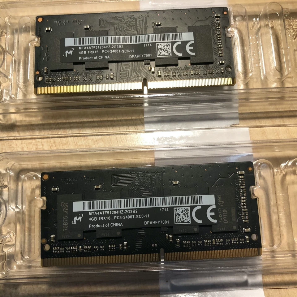 2x4gb original Apple iMac 5k DDR4 SoDimm  - Image 1 of 1